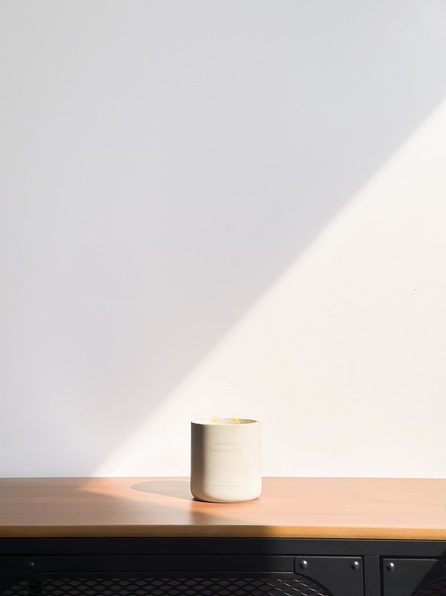 Jasmine + White Tea Scented Non Toxic Candles - 100% Natural Coconut Wax Candle