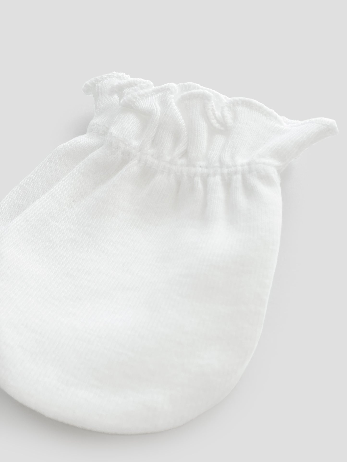 organic cotton, mittens, baby essentials, newborn, white, wholesome, oeko tex standard 100, 3 pack