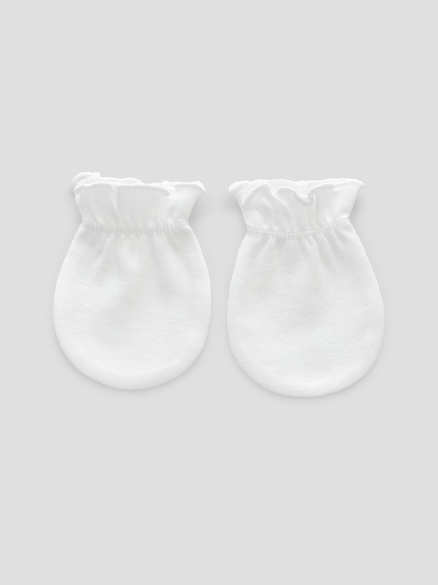 organic cotton, mittens, baby essentials, newborn, white, wholesome, oeko tex standard 100, 3 pack