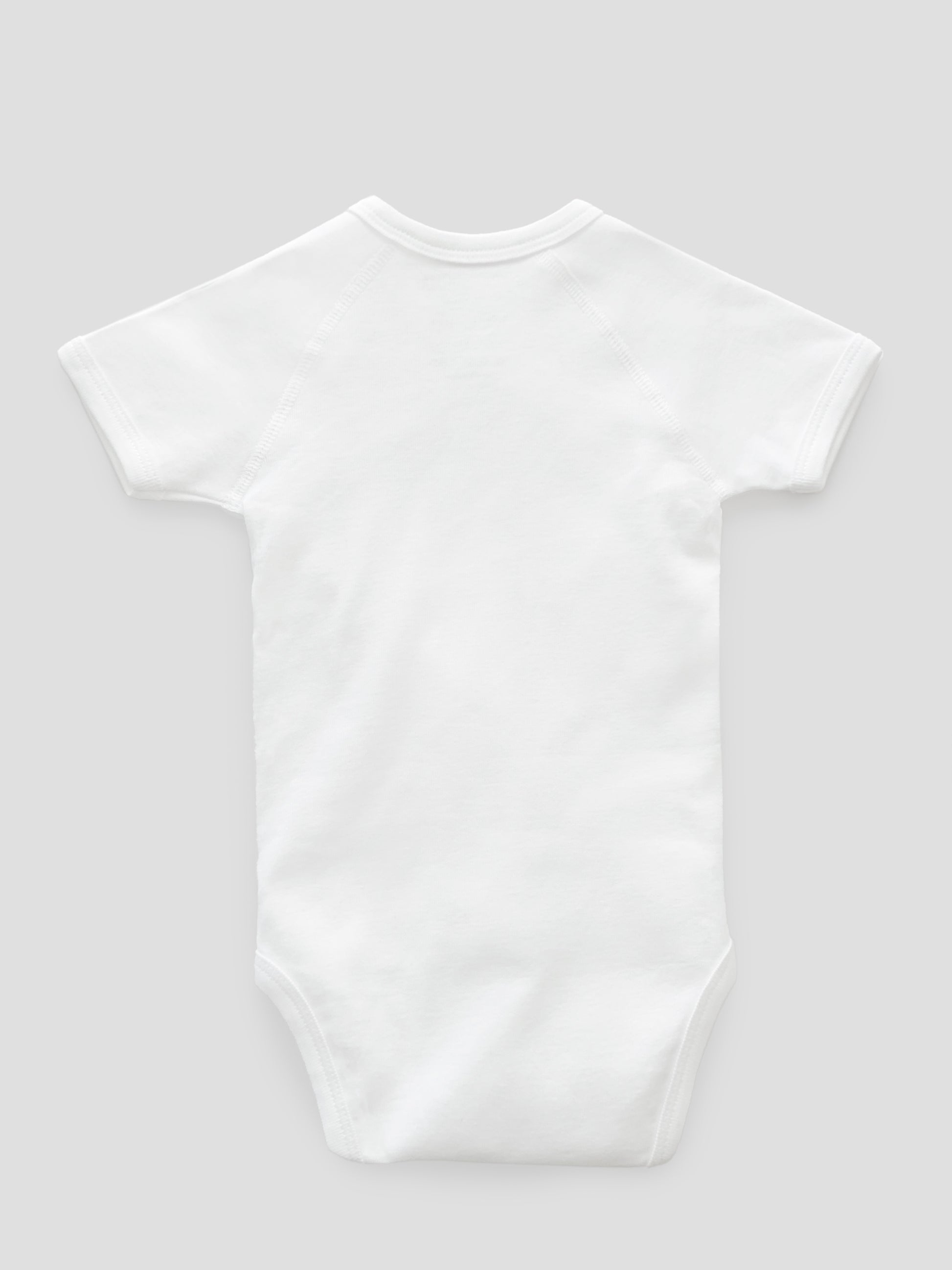 organic cotton, short sleeve, bodysuit, baby essentials, newborn, white, wrap, wholesome, oeko tex standard 100