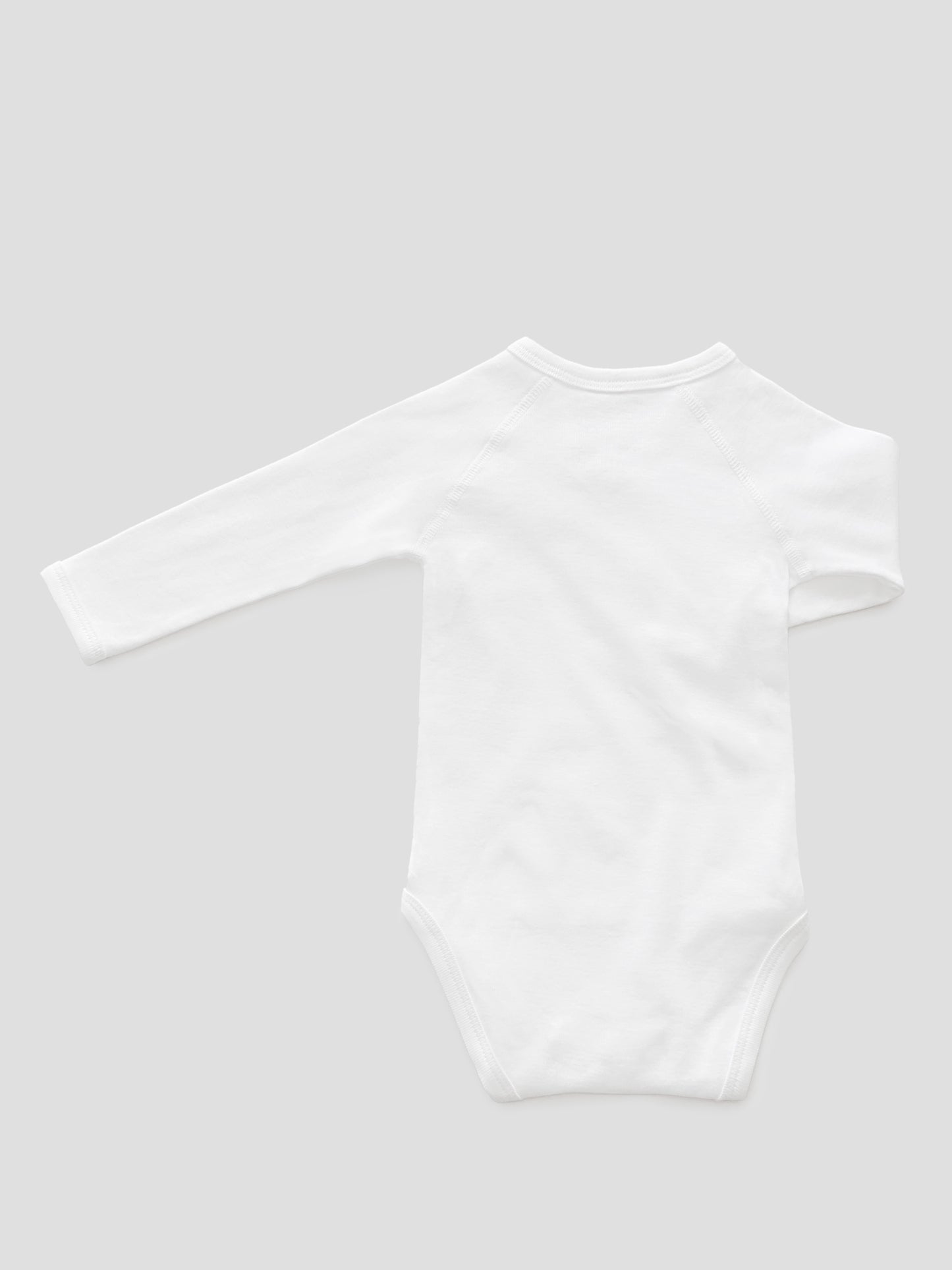 organic cotton, Long sleeve, bodysuit, 2 pack, baby essentials, newborn, white, wrap, wholesome, oeko tex standard 100